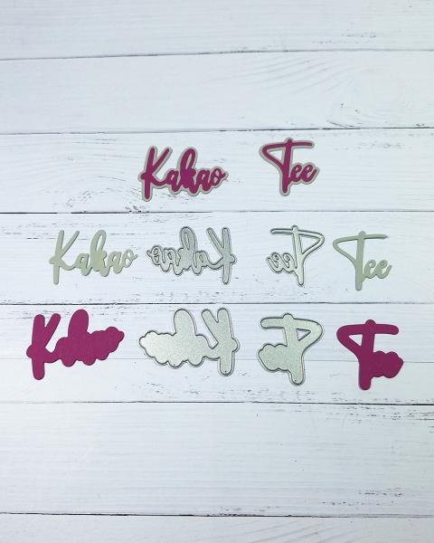 Kulricke Stanzschablone "Tee und Kakao" Craft Die 