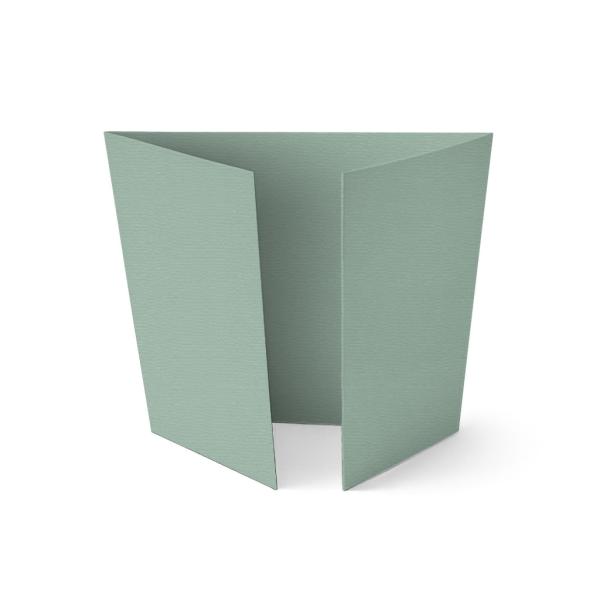 Altarfalz-Karte quadratisch (14,8x14,8cm) 220g/m² in struktur eukalyptus
