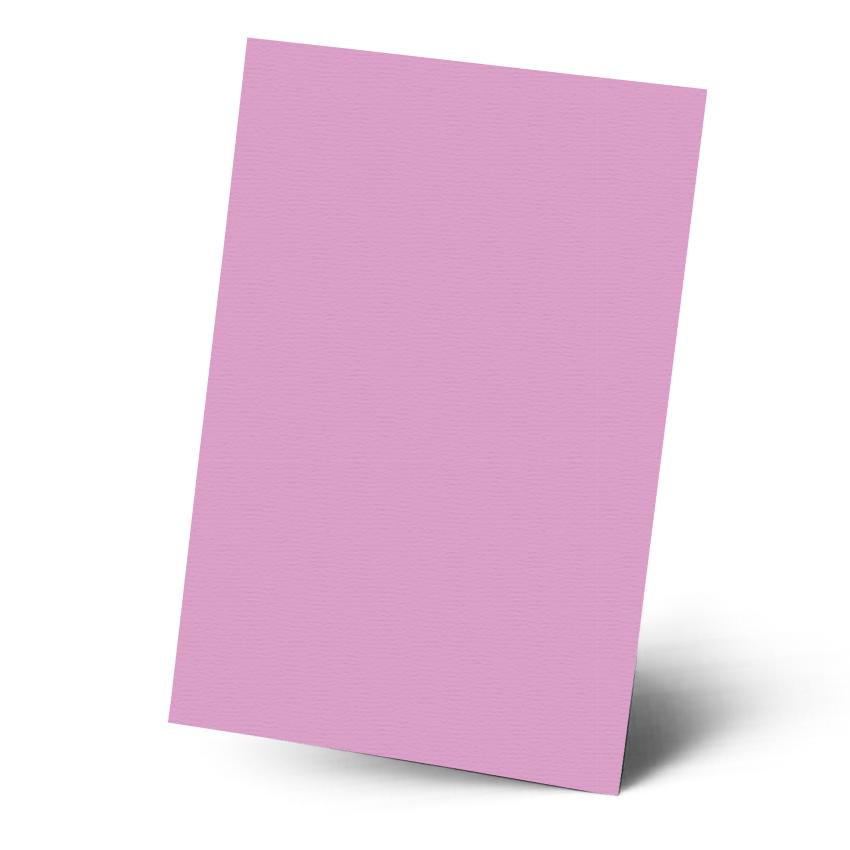 Karte - Einlegekarte DIN A5 210g/m² in struktur blütenrosa