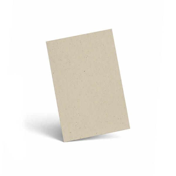 Karte - Einlegekarte DIN A6 250g/m² in recycling kakao