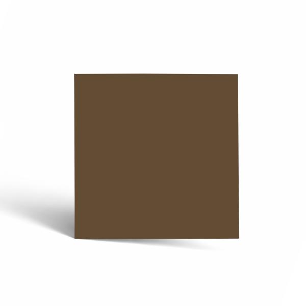 Karte - Einlegekarte 15x15 cm 220g/m² in braun