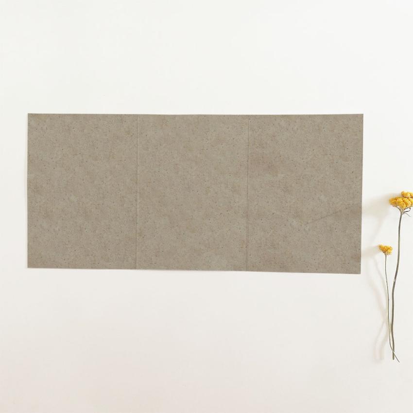 Pocketfold-Karte B6 Tripple Recycling "Recycling Silphie" Basic Line