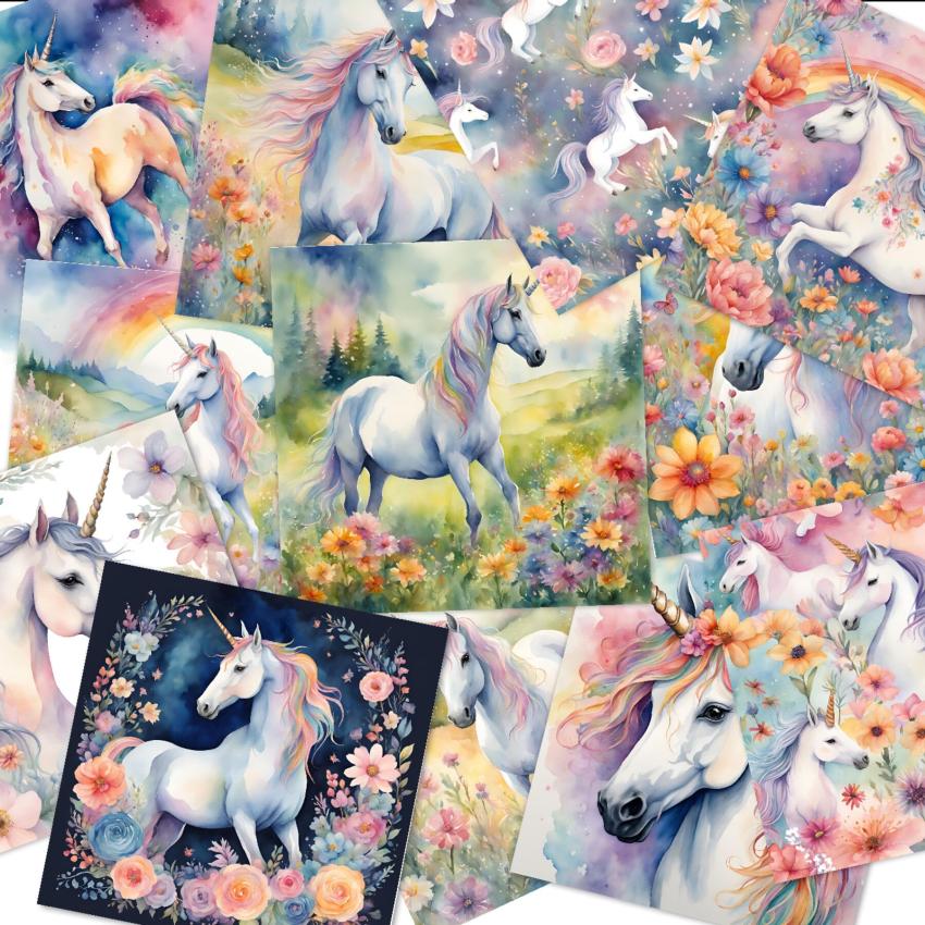 LaCreativ - Designpapier "Einhornzauber" Paper Pack 6x6" - 24 Bogen