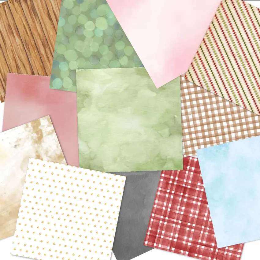 LaCreativ - Designpapier "Kleine Weihnachtswelt" Paper Pack 6x6" - 24 Bogen