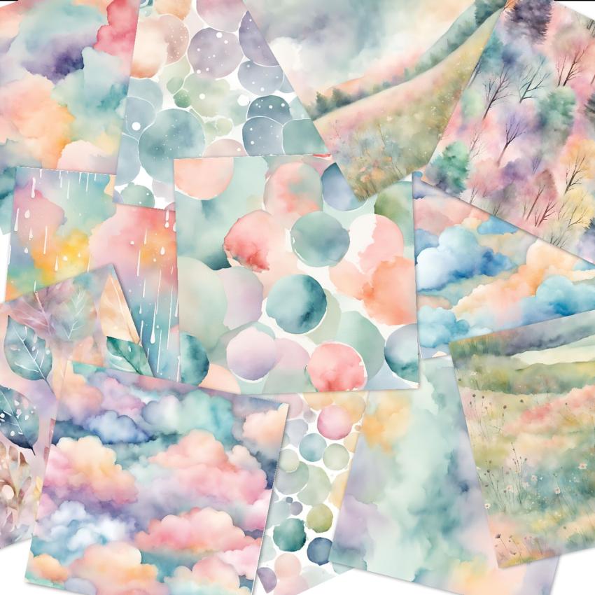 LaCreativ - Designpapier "Pastellblumen" Paper Pack 6x6" - 24 Bogen