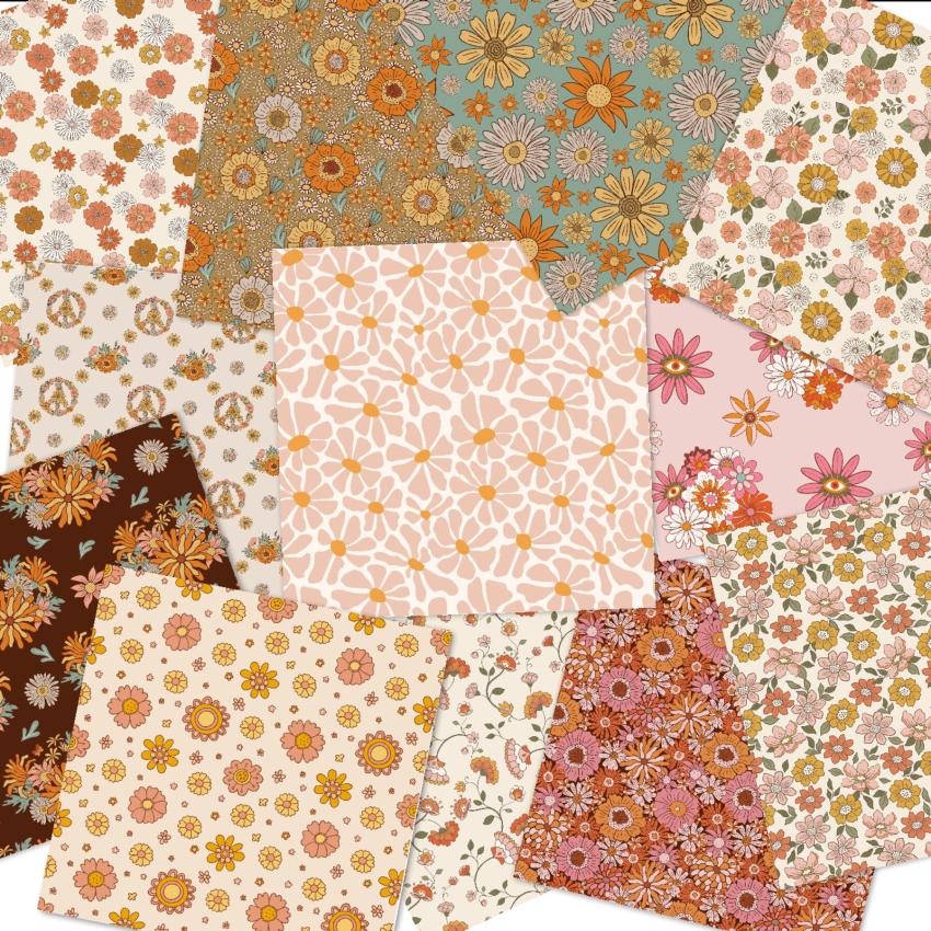 LaCreativ - Designpapier "Summer of Love" Paper Pack 6x6" - 24 Bogen