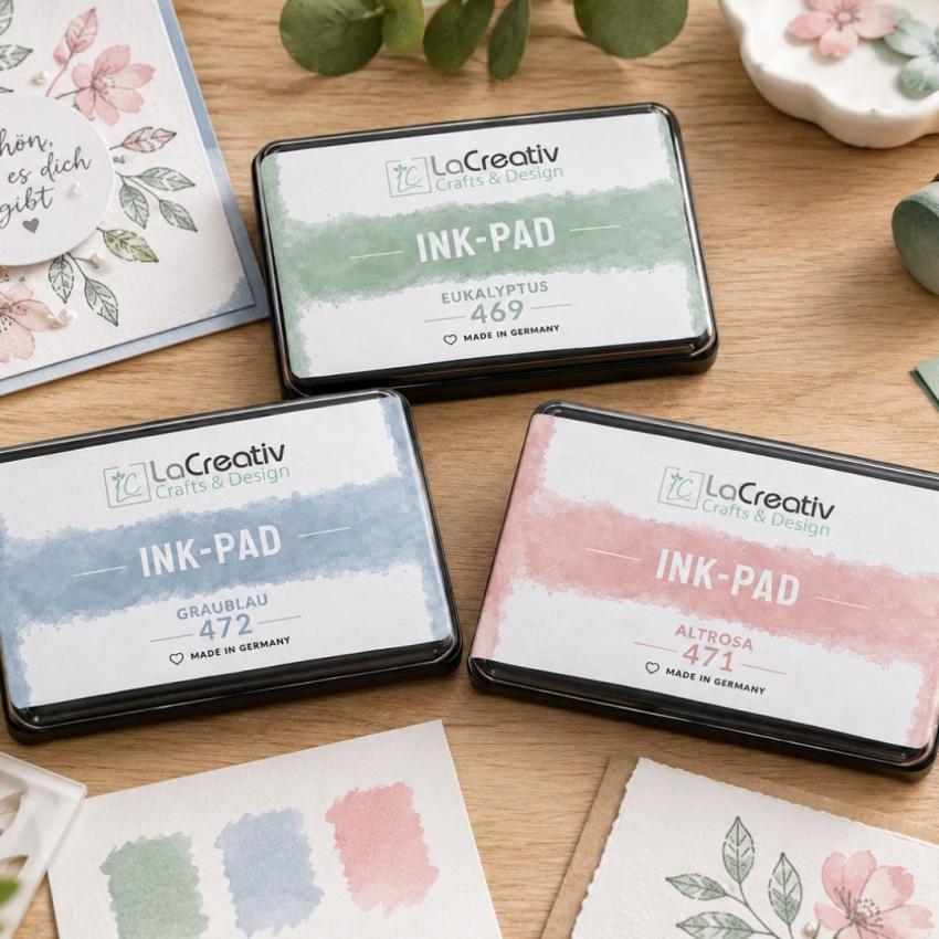 LaCreativ Ink-Pad – Stempelkissen-Set Lieblingsfarben
