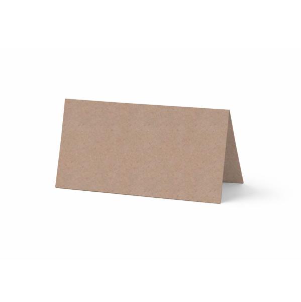 Tischkarte - Platzkarte 9 x 5 cm 220g/m² in kraft rose