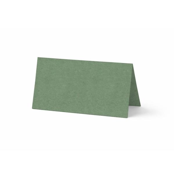 Tischkarte - Platzkarte 9 x 5 cm 220g/m² in kraft salbei