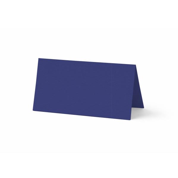 Tischkarte - Platzkarte 9 x 5 cm 210g/m² in struktur dunkelviolett