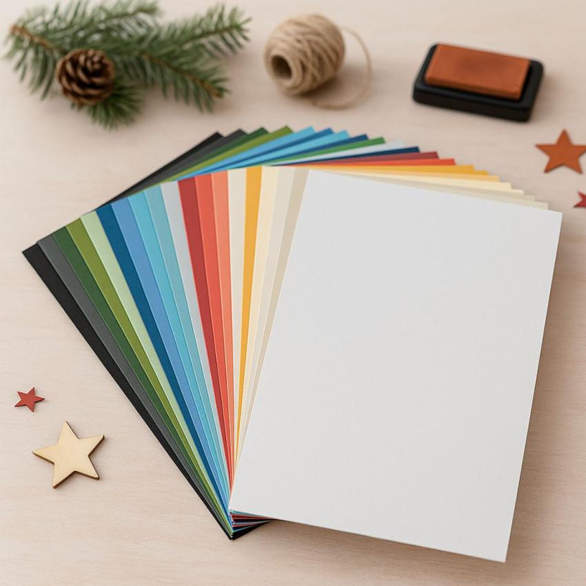 Tonkartonset 23 Bogen in 23 Farben DIN A4 160g/² - farbig sortiert