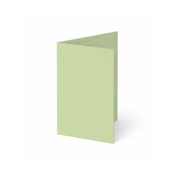 Trippelkarte - Leporello 250g/m² DIN A6 3-Fach in recycling kiwi