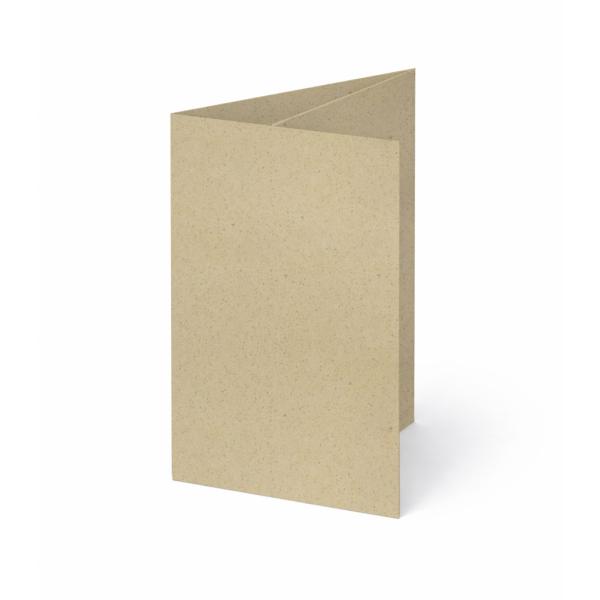 Trippelkarte - Leporello 300g/m² DIN B6 3-Fach in Graskarton
