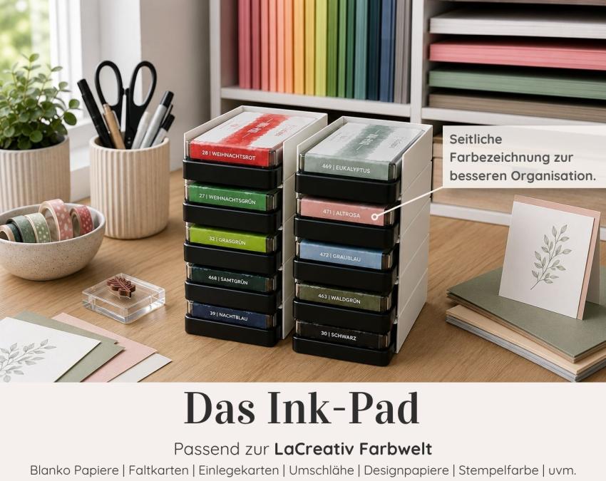 LaCreativ Ink-Pad – Stempelkissen-Set Lieblingsfarben