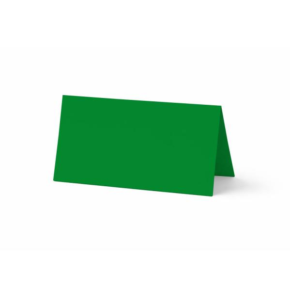Tischkarte - Platzkarte 9 x 5 cm 240g/m² in weihnachtsgrün