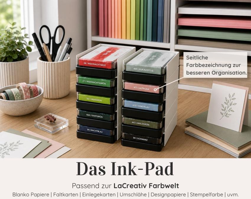 LaCreativ Ink-Pad – Stempelkissen schwarz