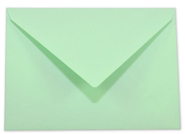 Briefumschlag DIN C6 120g/m² oF Nassklebung in pastell grün