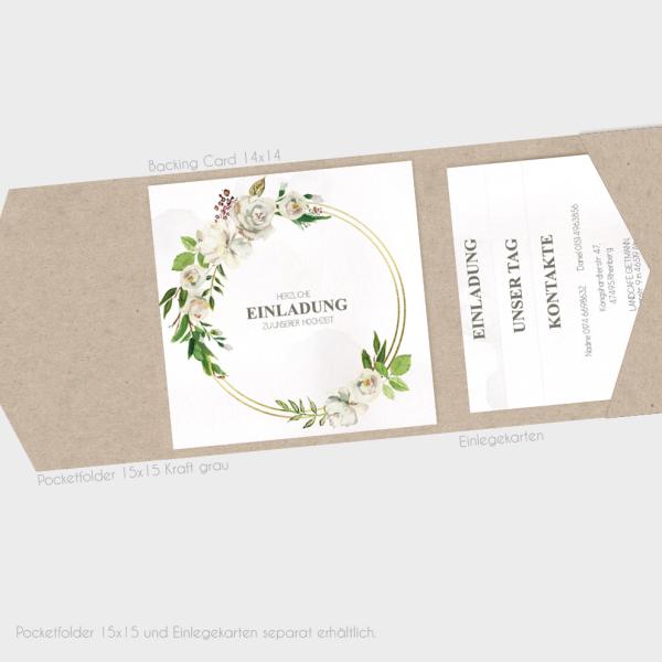 Backing-Card "Antique White" 14x14