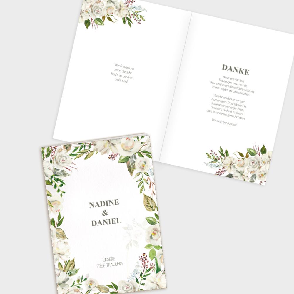Umschlag Kirchenheft "Antique White" A5