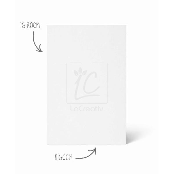 Karte - Einlegekarte DIN B6 250g/m² in himbeere
