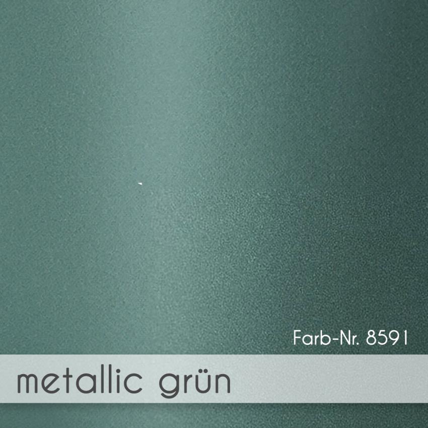 Karte - Einlegekarte 15x15 cm 250g/m² in metallic grün