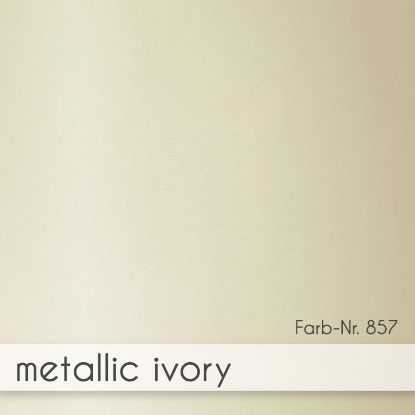 Karte - Einlegekarte 15x15 cm 250g/m² in metallic ivory