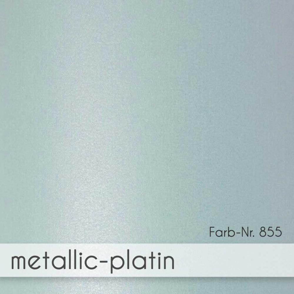 Doppelkarte - Faltkarte 15x15cm, 300g/m² in metallic-platin