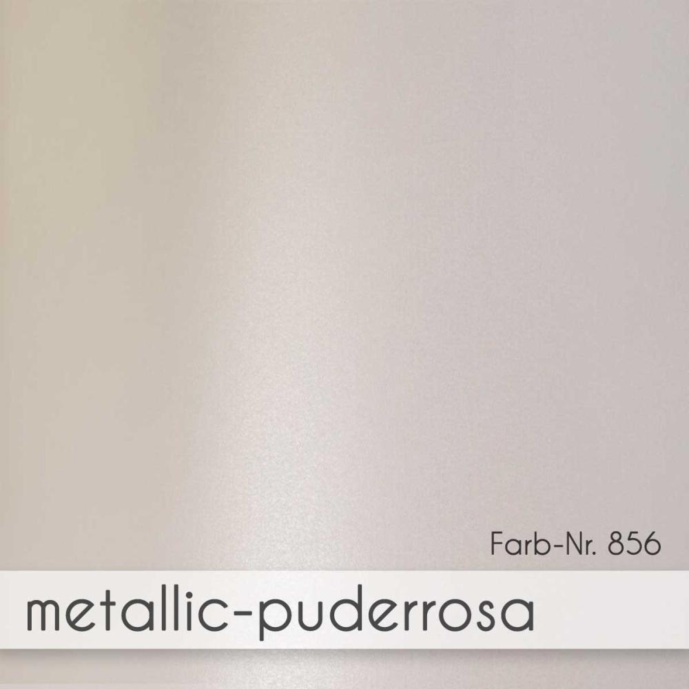 Doppelkarte - Faltkarte 15x15cm, 300g/m² in metallic-puderrosa