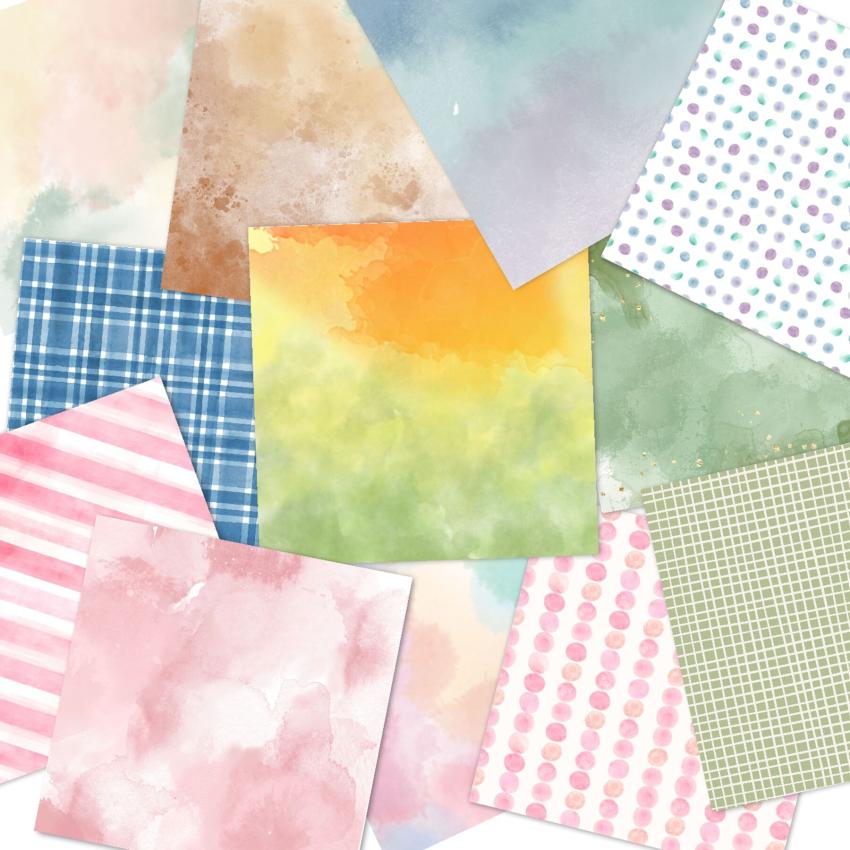 LaCreativ - Designpapier "Teeliebe" Paper Pack 6x6" - 24 Bogen