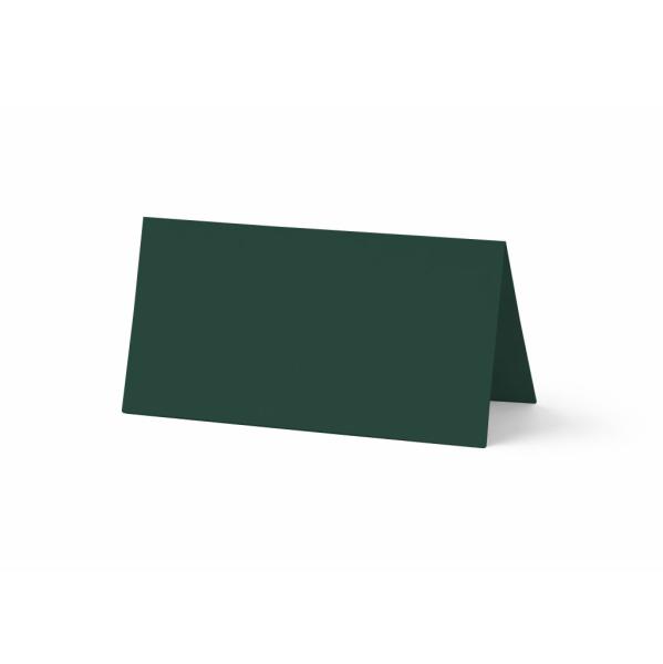 Tischkarte - Platzkarte 9 x 5 cm 225g/m² in samtgrün