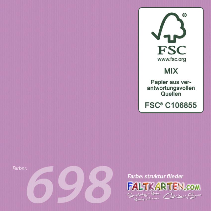 Cardstock "Struktur" 12"x12"  220g/m² (30,5 x 30,5cm) in struktur flieder