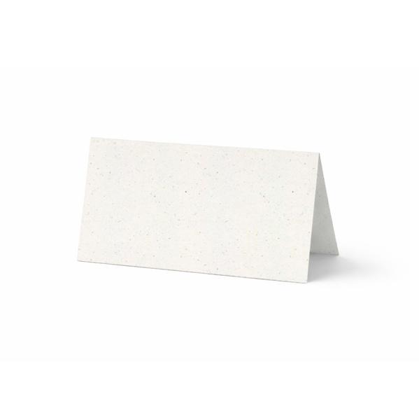 Tischkarte - Platzkarte 9 x 5 cm 250g/m² in recycling bermgras
