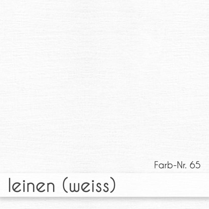 Passepartoutkarte rechteck 3-Fach DIN A6 in leinen (weiss)