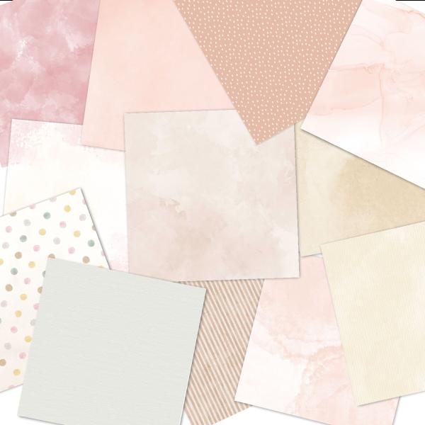 LaCreativ - Designpapier "Boho-Babyzauber" Paper Pack 6x6" - 24 Bogen